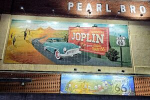 A mural made of tiles - the top half of the display I was after A mural made of tiles - the top half of the display I was after