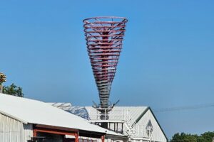 Random Roof Art - looks tornadoish Random Roof Art - looks tornadoish