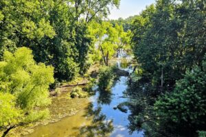 Walking on the bridge Walking on the bridge