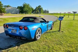 Smurf-vette at the beginning of Dead Man's Curve Smurf-vette at the beginning of Dead Man's Curve