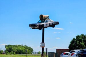 Blues Brothers car at the Food and Fuel Blues Brothers car at the Food and Fuel