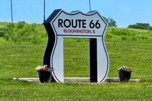 Bloomington Route 66 sign Bloomington Route 66 sign