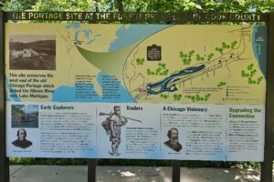 Chicago Portage map