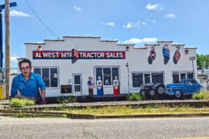 Al West Tractor Sales mural Al West Tractor Sales mural