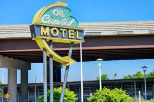 Oil Capital Motel sign Oil Capital Motel sign