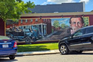 People's Bank mural People's Bank mural