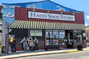 Hayes Shoe Store mural Hayes Shoe Store mural