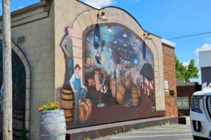 McGinnis Wood Products Est. 1968 mural McGinnis Wood Products Est. 1968 mural