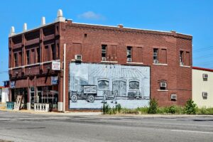 Old style mural Old style mural