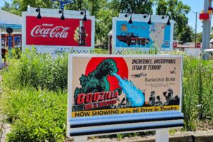 Billboards in the center Billboards in the center