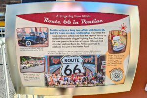 Route 66 information sign Route 66 information sign