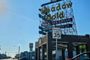 Meadow Gold sign Meadow Gold sign