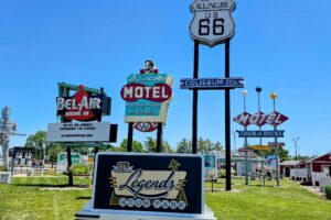 A view of all the replica signs A view of all the replica signs