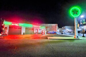 Gearhead Curios is a 1939 Texaco filling station Gearhead Curios is a 1939 Texaco filling station