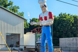Muffler Man Chef at the Food Truck Park Muffler Man Chef at the Food Truck Park