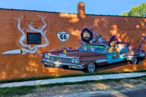 Can't pass up a Cheech and Chong mural Can't pass up a Cheech and Chong mural