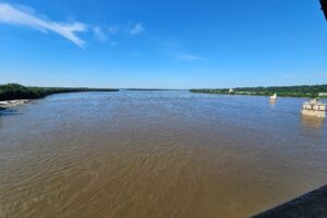 Looking downstream Looking downstream