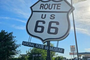National Route 66 Museum - worlds largest Route 66 sign National Route 66 Museum - worlds largest Route 66 sign