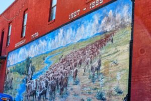 Chisholm Trail mural Chisholm Trail mural