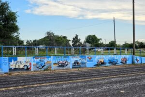 TX, NM, AZ, CA states on mural TX, NM, AZ, CA states on mural