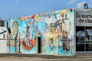 Mural on restaurant Mural on restaurant