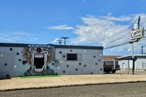 Creepy clown mural Creepy clown mural