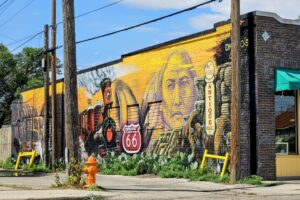 6th Street Antique Mall mural 6th Street Antique Mall mural