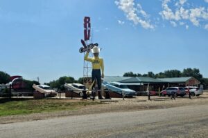 The 2nd Amendment Cowboy at the Cadillac RV Park The 2nd Amendment Cowboy at the Cadillac RV Park