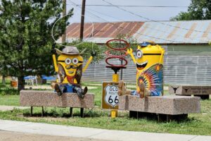 Minions getting their Kicks on Route 66 Minions getting their Kicks on Route 66